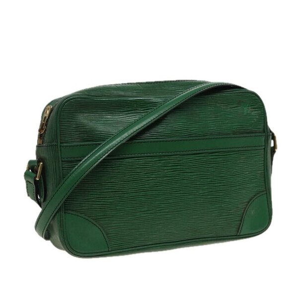 LOUIS VUITTON Epi Trocadero 27 Shoulder Bag Green - Picture 1 of 15